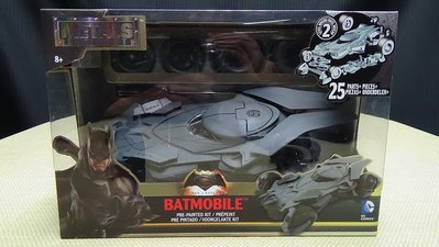 (I LOVE樂多)日本進口 BATMOBILE 蝙蝠車 BATMAN 蝙蝠俠 超人對蝙蝠俠 金屬壓鑄 組裝模型車