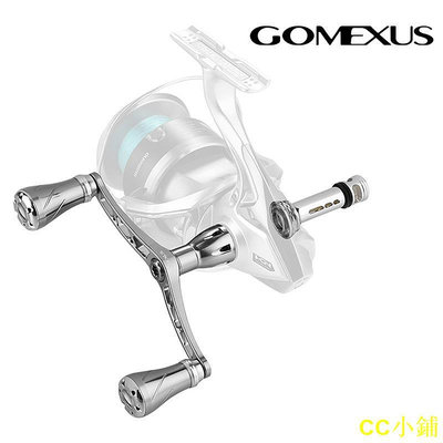 CC小鋪【Gomexus】MDY紡車輪鋁合金改裝把手搖臂可裝Shimano Daiwa捲線器淡水溪流軟絲磯釣岸投釣魚配件