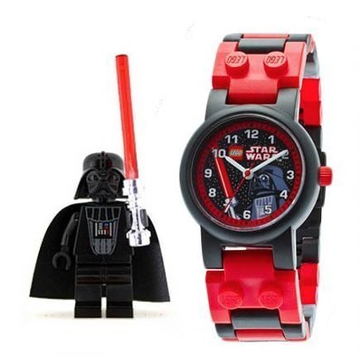 LEGO 樂高手錶 星戰 Darth Vader AFD105 錶帶可拆 黑武士 附公仔 防水 兒童錶