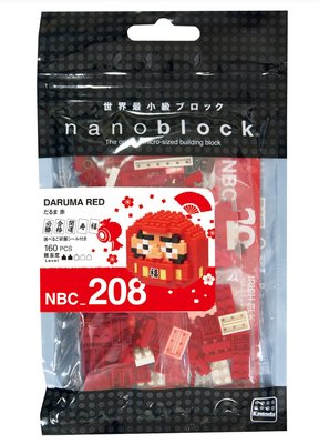 日本知名積木品牌 全新正品 nanoblock 開運 福 組裝積木
