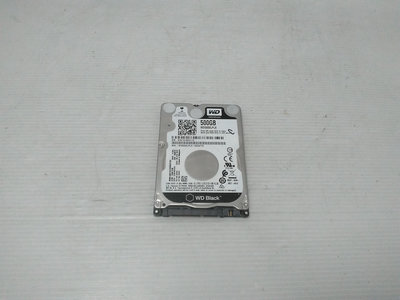 417 [大鋼牙二手3C]2.5”筆電硬碟 WD 500G SATA / WD5000LPLX (一元起標)