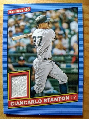MLB  Glancarlo Stanton NY memorabilia card美職  洋基  史坦頓球衣球員卡