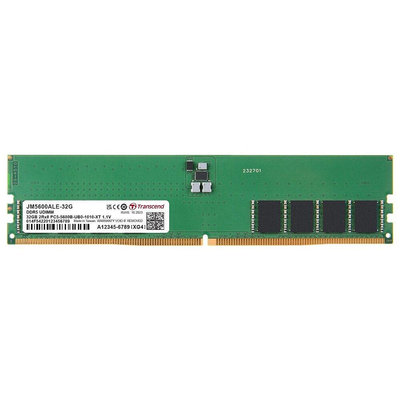 Transcend 創見 JetRam DDR5 5600 32GB 桌上型記憶體 JM5600ALE-32G