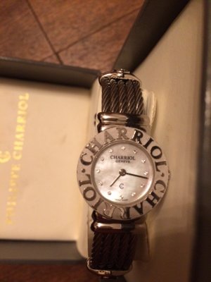 CHARRIOL 夏利豪鑽鋼索 手錶 保証真品