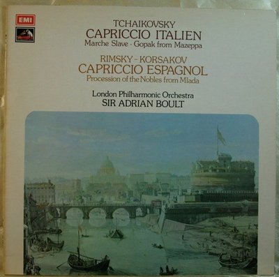 ***黑膠唱片 Sir Boult - Tchaikovsky : Capriccio Italien etc. (英HMV 黑白狗首版)
