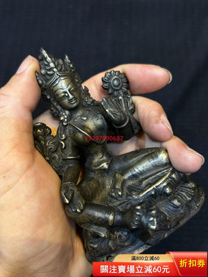 【二手】青銅材質 清代 度母 高約10cm 尼泊爾老佛像 尼泊爾收藏 收藏 尼泊爾 古玩【財神到】-246