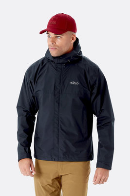 [好也戶外]Rab 男 Downpour Eco Jacket 輕量防風防水連帽外套 多色