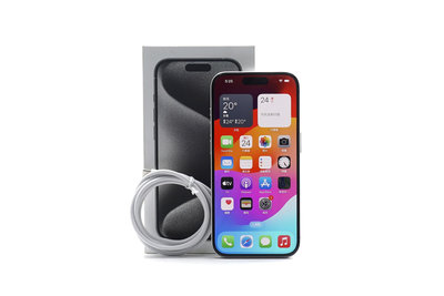 【台中青蘋果】Apple iPhone 15 Pro 白色鈦金屬 128G 二手 6.1吋 蘋果手機 #88677