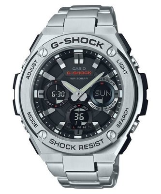 CASIO公司貨手錶G-SHOCK強悍防震耐衝擊構造GST-S110D-1A  ~GST-110