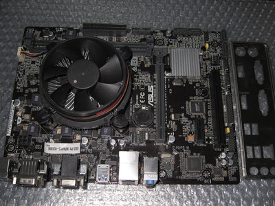 售:六代intel Core i5-6500 CPU+華碩 D520MT 主機板整組(1元起標)(良品)