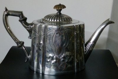 134英國精選鍍銀壺 Vintage Edwardian silver plated teapot