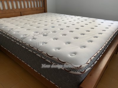 【N D Furniture】台南在地家具-天絲表布高筒蜂巢式獨立筒乳膠床墊/5尺雙人床墊/TG