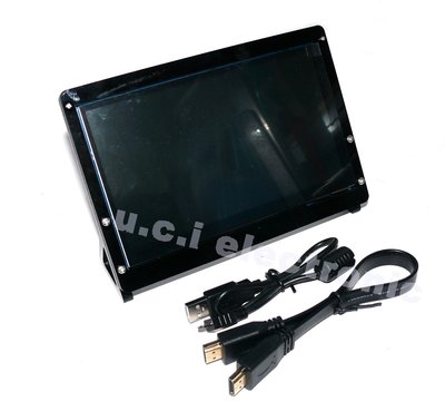 【UCI電子】(J-1) Raspberry樹莓派 7寸LCD液晶(含外殼支架) 觸控式螢幕 HDMI 800*480
