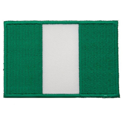 【A-ONE】奈及利亞 國旗 熱燙徽章 熨燙刺繡章 熨斗貼紙 布藝袖標 Flag Patch布標貼紙 刺繡袖標