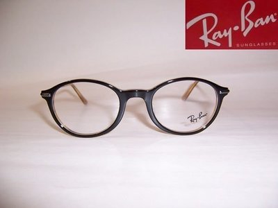 光寶眼鏡城(台南)Ray-Ban 最新,圓型復古光學眼鏡*時尚塑潮款面*金屬腳,日本製*RB5307D/5019公司貨