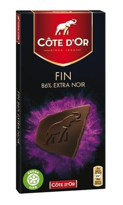 比利時代購巧克力-Cote d'Or 比利時大象牌巧克力86%，買10片送1片，另有提供70%供顧客選購。