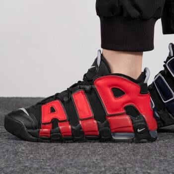 Nike Air More Uptempo 黑 紅藍 陰陽 鴛鴦 運動慢跑鞋 DM0017-001女鞋