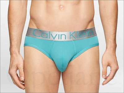 Calvin Klein CK  男內著 卡文克萊 水藍色棉質 彈性大LOGO 內褲 三角褲 XL號 愛Coach包包