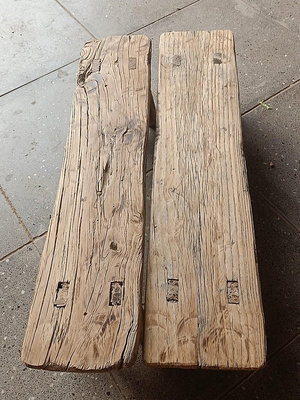 【二手】#老物件老榆木風化榆木小矮凳已經清理打磨干凈，32884【元明清古玩】 古董 老貨 擺件