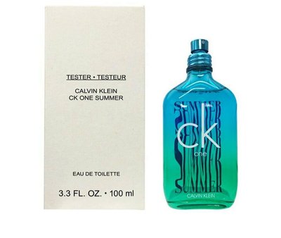 Calvin Klein ck one Summer 2021夏日限量版中性淡香水 100ml tester/1瓶-新品正貨