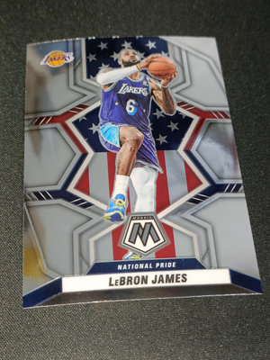 2021-22 Panini Mosaic National Pride LeBron James Los Angeles Lakers #246