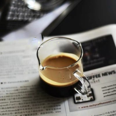 現貨 玻璃奶盅 espresso濃縮杯 義式咖啡出餐用杯 雙嘴