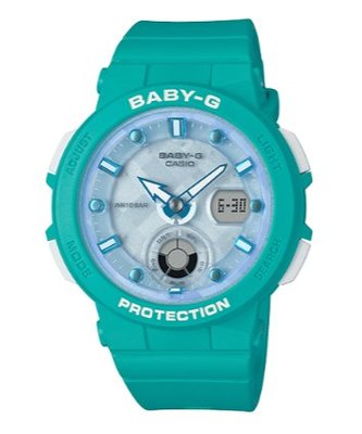 【萬錶行】CASIO BABY-G 海洋風格運動腕錶 BGA-250-2A