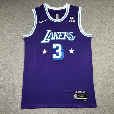 戴維斯(Anthony Davis) NBA籃球運動球衣 2022新款 洛杉磯湖人隊 3號