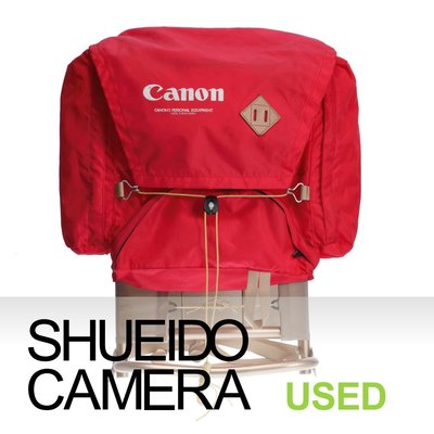 集英堂写真機【全國免運】良上品 / CANON PERSONAL 攝影相機包 後背包 紅 35X15X45 14748