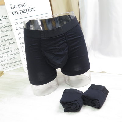 BN3TH 加拿大專櫃品牌 天絲 3D立體囊袋內褲 M2190020028 經典系列 短版 瞬黑三件組【iSport】