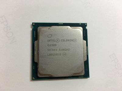 電腦雜貨店→英特爾Intel G4900 1151腳位/八-九代 CPU/二手良品 $750