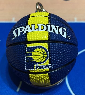 NBA隊徽小籃球鑰匙圈 印第安那溜馬