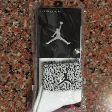 Nike襪子 / Jordan【爆裂款】【加厚底款中筒毛巾襪】【白底黑標】【現貨】