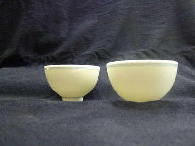 AC-29   清華白瓷  茶碗  茶入  曉芳窯     對杯組