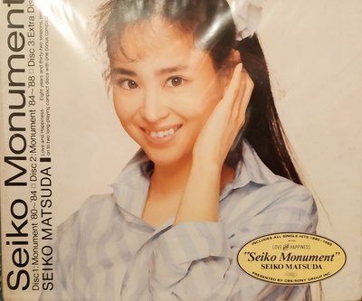日版二手已拆盤質AA --- 松田聖子 Seiko Matsuda --- Seiko Monument  (3CD)