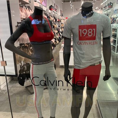 美國AMPM Calvin Klein 凱文克萊 CK 男士 1981系列 情侶 純棉短袖T恤NM1708 QS6343