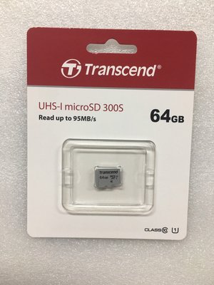 @淡水無國界@ Transcend 創見 64GB microSDXC  300S 記憶卡 手機 行車紀錄器 64G
