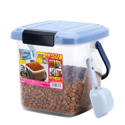 【🐱🐶培菓寵物48H出貨🐰🐹】IRIS 犬貓飼料密封桶MY3--可裝3kg 飼料桶 附鏟子&amp;除濕包