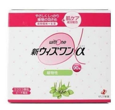 日本 Zeria新with one 植物消化酵素 桃子口味 90包/盒-XY