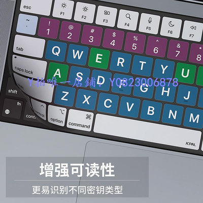 鍵盤膜 JCPal本樸2023新款macbookpro15/16寸鍵盤膜適用于蘋果筆記本Air13M2()硅膠保護膜防水