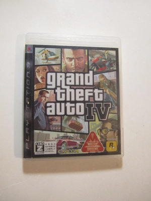 PS3 俠盜獵車手 4  日版Grand Theft Auto IV