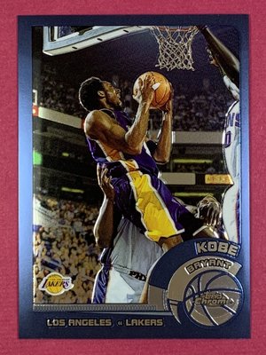 2002-03 Topps Chrome #21 Kobe Bryant Los Angeles Lakers