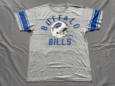 全新NFL官方水牛城比爾 Buffalo Bills復古短T  SZ L台中可面交