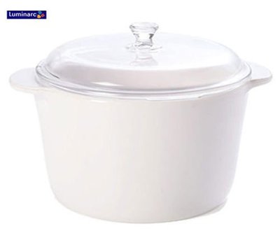 法國樂美雅 白色煮鍋 2L(電磁爐適用)~連文餐飲家 餐具的家 耐熱鍋 湯鍋 料理鍋 ACC631820E