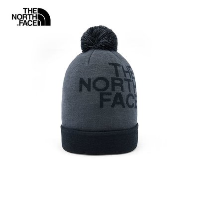 ~滿3000超取郵寄免運~[戶外風] The North Face 編織保暖帽 深灰