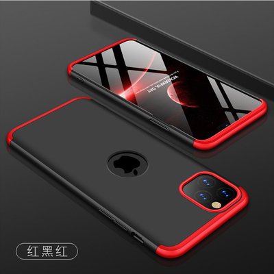 GMO 贈PET軟膜蘋果iPhone 11 ProGKK紅黑紅360度3段全包殼完美包覆手機殼保護殼手機套保護套