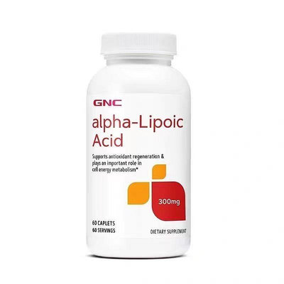 GNC健安喜 阿爾法硫辛酸片300mg 60粒美商alpha-Lipoic Acid搭穀胱甘肽維C