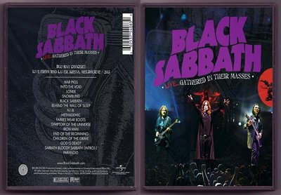 音樂居士新店#Black Sabbath Live Gathered In Their Masses () DVD
