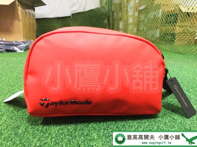 [小鷹小舖] TaylorMade GOLF HAND BAG M7235701 高爾夫 手拿包 運動袋 合成皮革