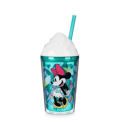 黛買黛購✈️ Disney ? 全新正品 迪士尼 米奇 米妮 冰淇淋造型 吸管水杯 冷飲杯 冷水杯 水杯
